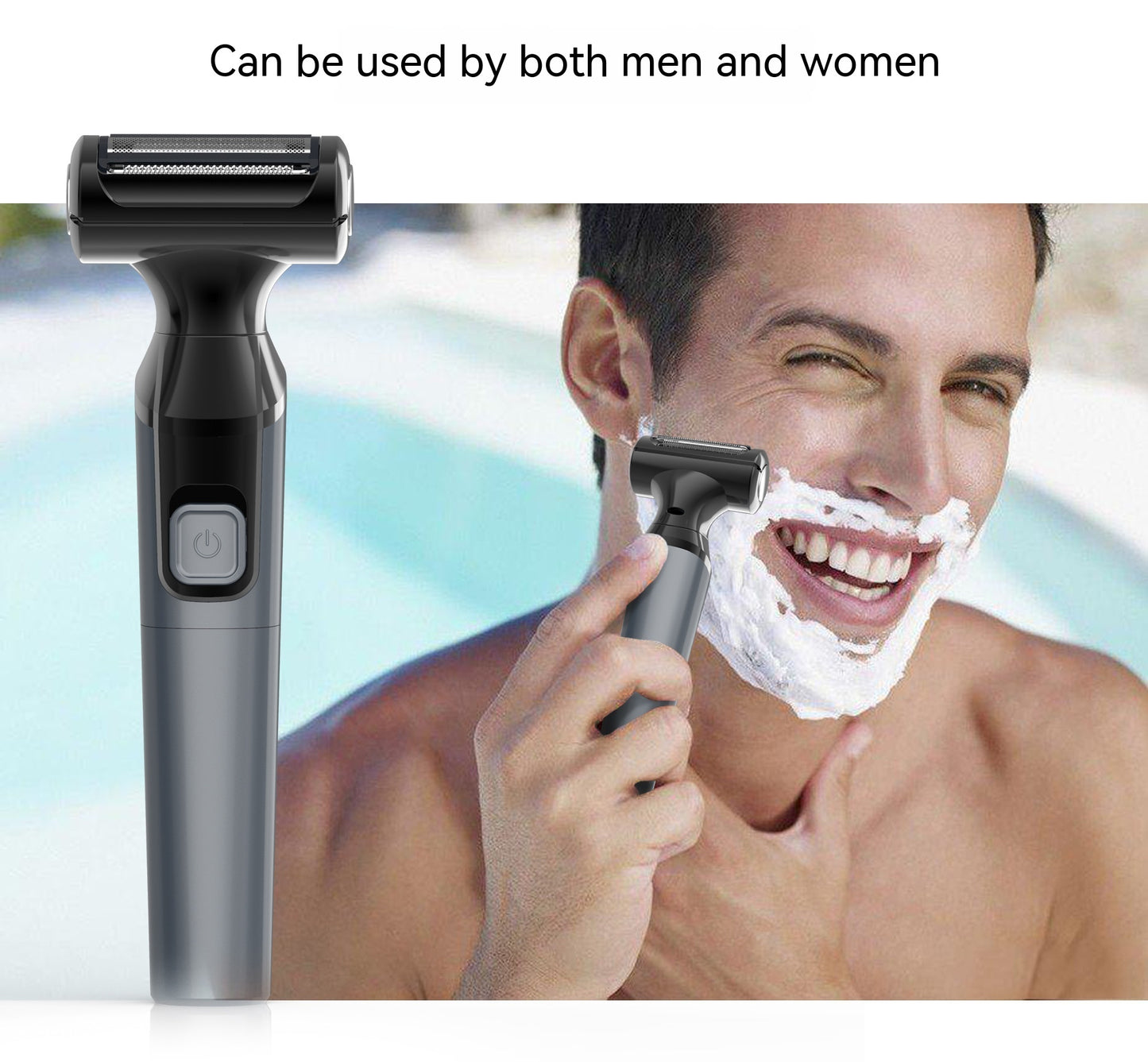 Women's Electric Hair Trimmer Fully Washable Men's Shaver